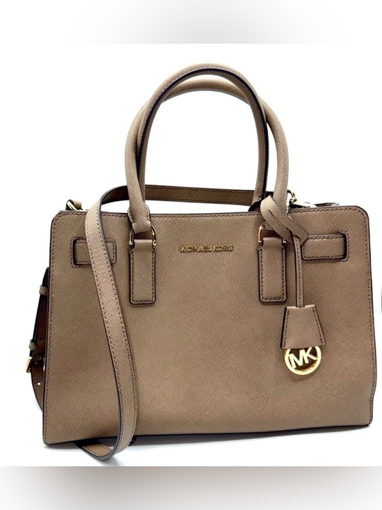 Michael Kors Handbags - Michael Kors Dillon Saffiano Leather Satchel Crossbody Bag